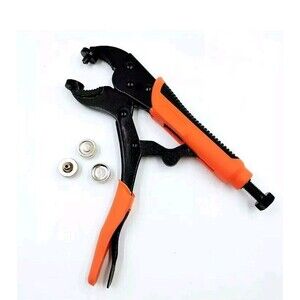 Snap Fastener Tool Practical Repairing Hand Press Pliers for Sewing Tarps